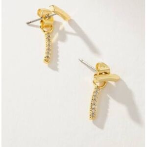 Never worn Uncommon James Dimensial Ear Jacket 14K plated